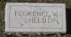 Grave of Florence Sheldon (nee Winslow)
