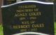 Grave of Herbert Coles