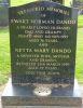 Grave of Netta Mary Dando (nee Sims)