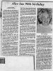 Newspaper article about Alice Josephine McFetridge