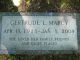 Grave of Gertrude Arlene Marcy (nee Lasbury)