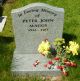 Grave of Peter John Maggs