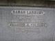 Grave of Sarah Lasbury (nee Teable)