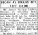 Newspaper report on the estate of James William Lasbury